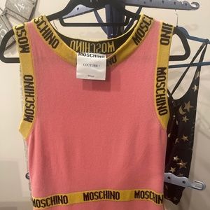 Moschino Couture cashmere dress